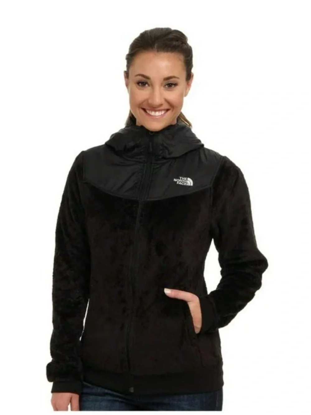 The North Face Oso Fleece Hoodie Women’s Black Jacket Small